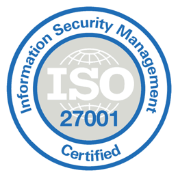 ISO/IEC 27001 certified